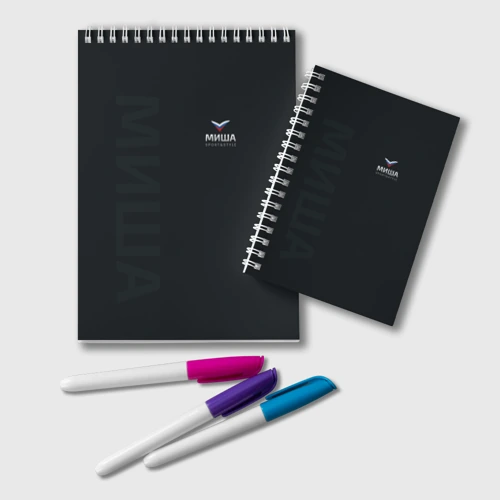 Блокнот Миша логотип