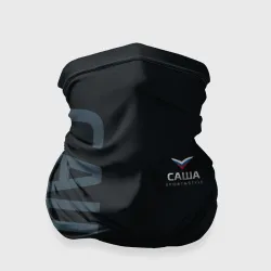 Бандана-труба 3D Саша маленькое лого
