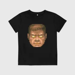 Детская футболка хлопок Doom pixels