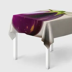 Скатерть 3D Фиолетовый баклажан