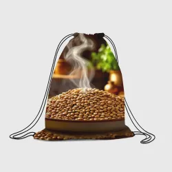 Рюкзак-мешок 3D Ароматная горка чечевицы