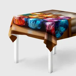 Скатерть 3D Радуга сладостей