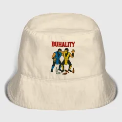 Женская панама хлопок Бухалити мем комбат