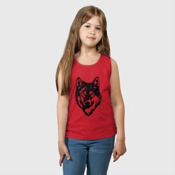 Детская майка хлопок Wolf face - фото 2