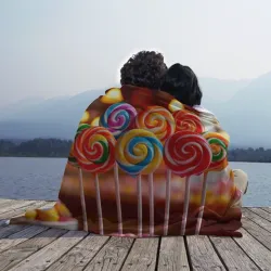 Плед 3D Радуга леденцов - фото 2
