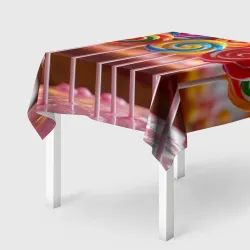 Скатерть 3D Радуга леденцов