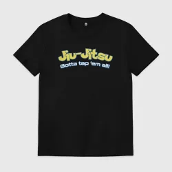 Мужская футболка хлопок Jiu-jitsu gotta tap