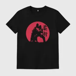 Мужская футболка хлопок Sun jiu-jitsu