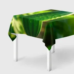 Скатерть 3D Зелёный хруст на солнце