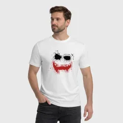 Мужская футболка хлопок Joker scary - фото 2