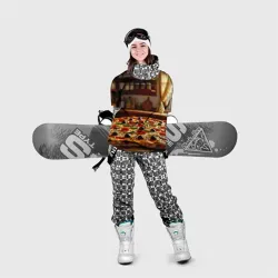 Накидка на куртку 3D Аппетитная итальянская пицца - фото 2