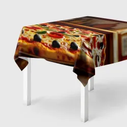 Скатерть 3D Аппетитная итальянская пицца