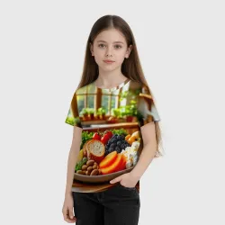 Детская футболка 3D Симфония здорового питания - фото 2