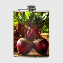 Фляга Свекольная симфония на деревянном столе