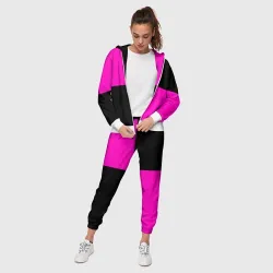 Женский костюм 3D Цвета 2007 розовый и черный - фото 2