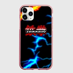 Чехол для iPhone 11 Pro матовый Теккен молнии шторм