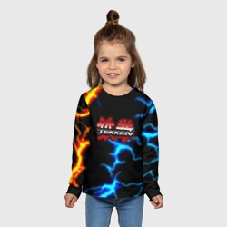 Детский лонгслив 3D Теккен молнии шторм - фото 2