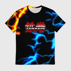 Мужская футболка 3D Теккен молнии шторм