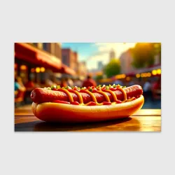 Бумага для упаковки 3D Солнечный хот-дог