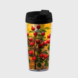 Термокружка-непроливайка Осенний шиповник