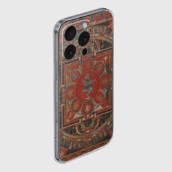 Чехол для iPhone 16 Pro силиконовый с защитой камеры Тибетская мандала 15 века - репродукция Hevajra Mandala - фото 2