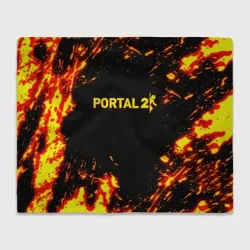 Плед 3D Portal 2 огненные краски