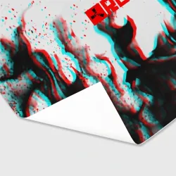 Бумага для упаковки 3D Rust глитч огонь - фото 2