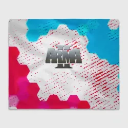 Плед 3D ARMA 2 соты неон