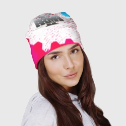 Шапка 3D ARMA 2 соты неон - фото 2