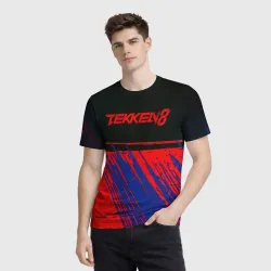 Мужская футболка 3D Tekken краски штрихи - фото 2