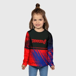 Детский лонгслив 3D Tekken краски штрихи - фото 2