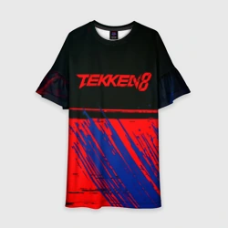 Детское платье 3D Tekken краски штрихи