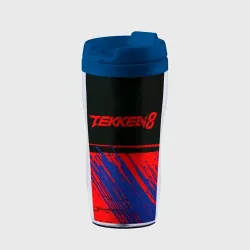 Термокружка-непроливайка Tekken краски штрихи