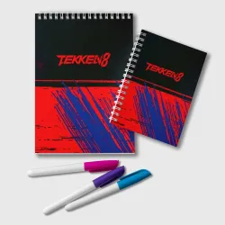 Блокнот Tekken краски штрихи