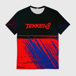 Мужская футболка 3D Tekken краски штрихи