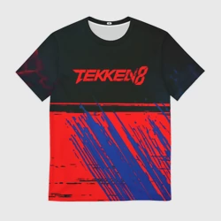 Мужская футболка 3D Tekken краски штрихи
