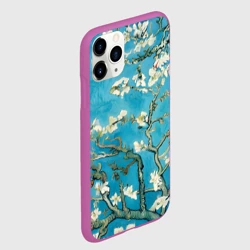 Чехол для iPhone 11 Pro матовый Сакура в стиле ван гога - фото 2
