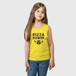 Детская майка хлопок Pizza power - фото 2