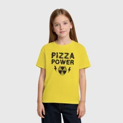 Детская футболка хлопок Pizza power - фото 2