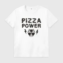 Мужская футболка хлопок Pizza power