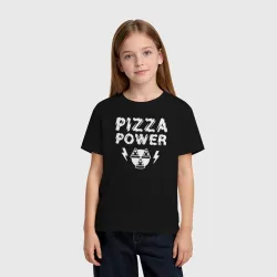 Детская футболка хлопок Pizza power - фото 2