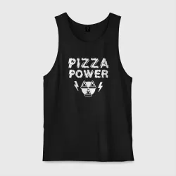 Мужская майка хлопок Pizza power