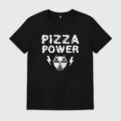 Мужская футболка хлопок Pizza power