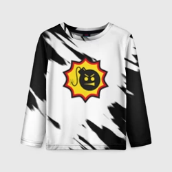 Детский лонгслив 3D Serious Sam черные краски