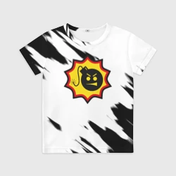 Детская футболка 3D Serious Sam черные краски