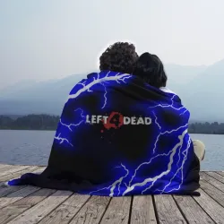 Плед 3D Left 4 Dead белые молнии шторм - фото 2