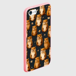 Чехол для iPhone 5/5S матовый Танец милых бобрят - фото 2