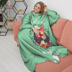 Плед с рукавами Бабуля    года - фото 2