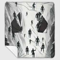 Плед с рукавами Восхождение: симфония высоты