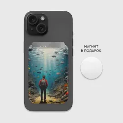 Картхолдер Magsafe магнитный Врата подводного царства - фото 2